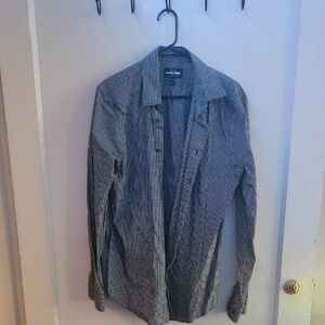 Express Black and White Dress Shirt